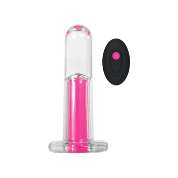 Pink Paradise - Vibrerende buttplug met afstandsbediening (Roze)